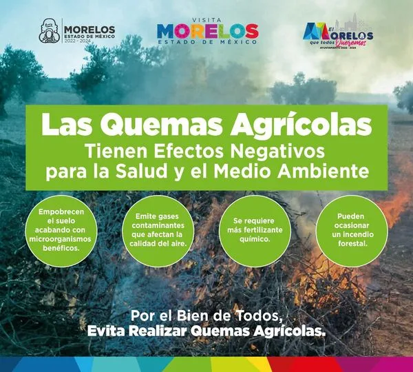 ¡Cuidemos el medio ambiente eviten realizar quemas agricolas PorElMorelosQue jpg