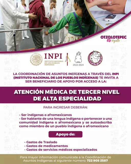 ¡El INPI te apoya Si perteneces a alguna comunidad indigena jpg