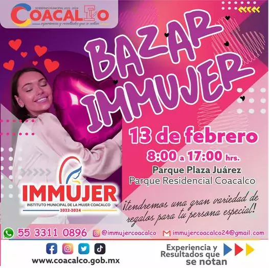 ¡Este 13 de febrero te esperamos en el Bazar IMMUJER jpg