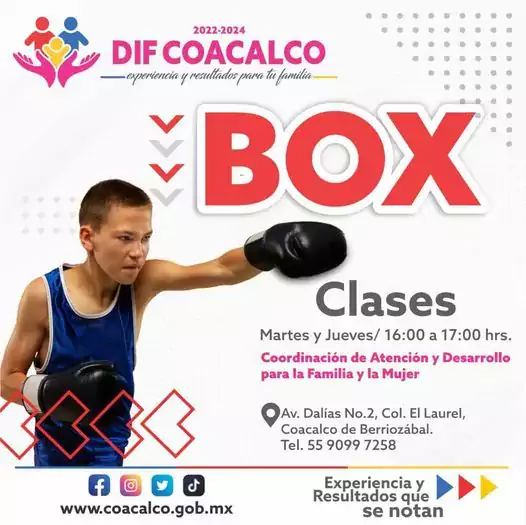 ¡Martes de boxeo La Coordinacion de Atencion y Desarrollo para jpg