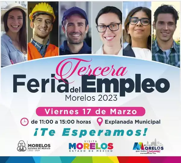 ¡Nuestra Tercera Feria del Empleo te espera PorElMorelosQueTodosQueremos Mor jpg