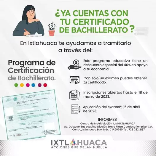 ¡Obtener tu certificado de bachillerato es facil nosotros te ayudamos jpg