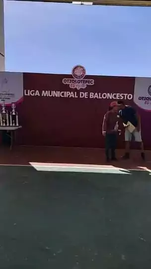 ¡Se jugaron La liga municipal de Basquetbol en Otzolotepec llego jpg