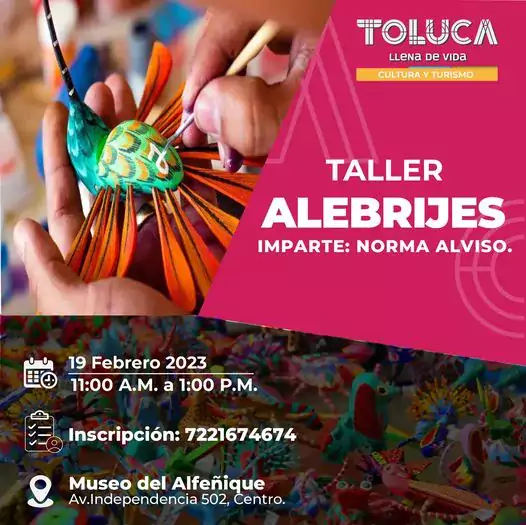 ¡Te invitamos a nuestro taller de Alebrijes jpg