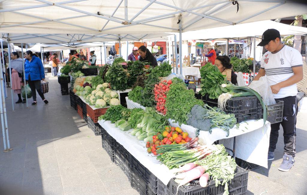 ¡Ya esta colocado nuestro tradicional mercado Ocelotl ¡Visita la plaza