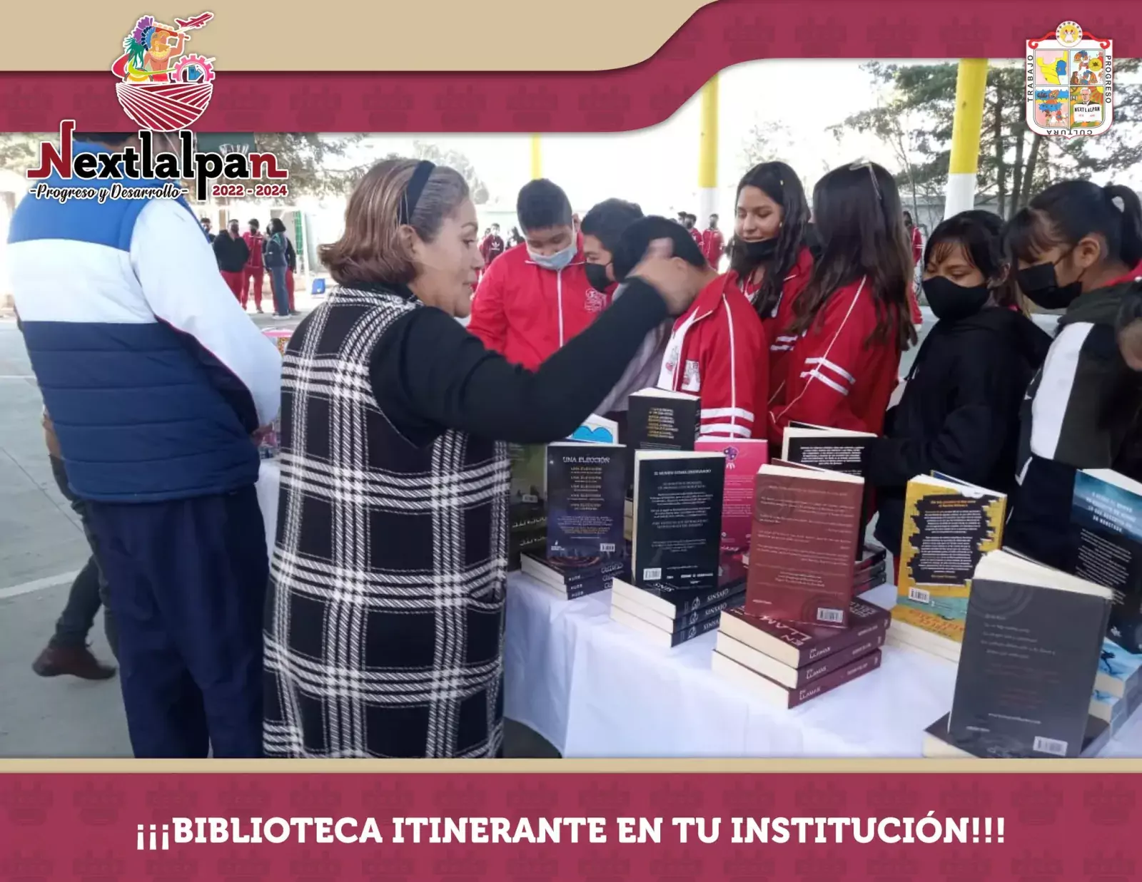 ¡¡¡BIBLIOTECA ITINERANTE EN TU INSTITUCION jpg