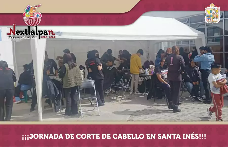 ¡¡¡JORNADA DE CORTE DE CABELLO EN SANTA INES jpg