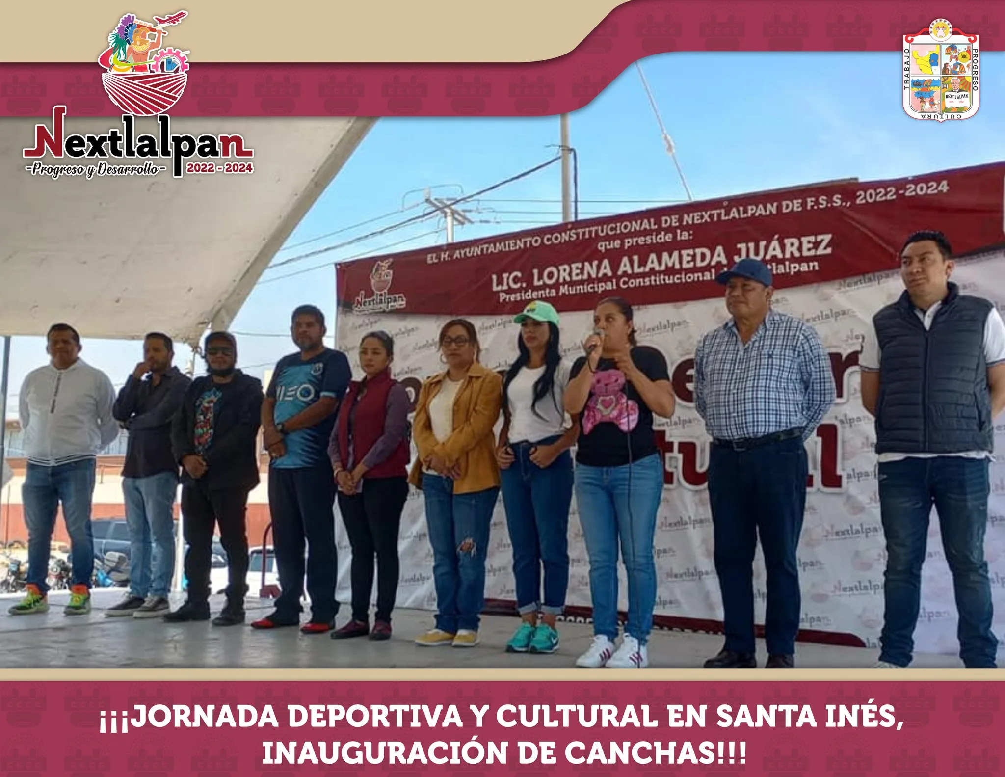 ¡¡¡JORNADA DEPORTIVA Y CULTURAL EN SANTA INES INAUGURACION DE CANCHAS jpg