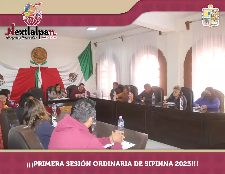 ¡¡¡PRIMERA SESION ORDINARIA DE SIPINNA 2023 jpg