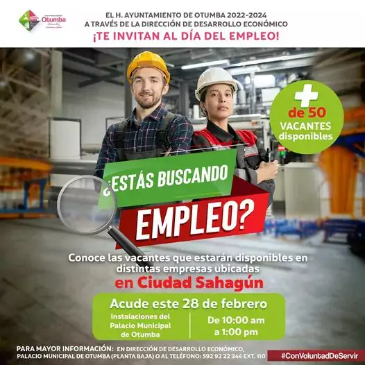 ¿Buscas empleo El H Ayuntamiento de Otumba a traves de jpg