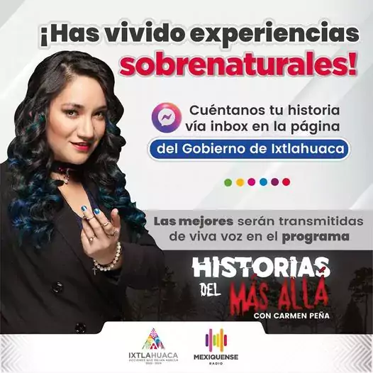 ¿Has vivido una ExperienciaParanormal ¡Envianos tu historia via inbox y jpg