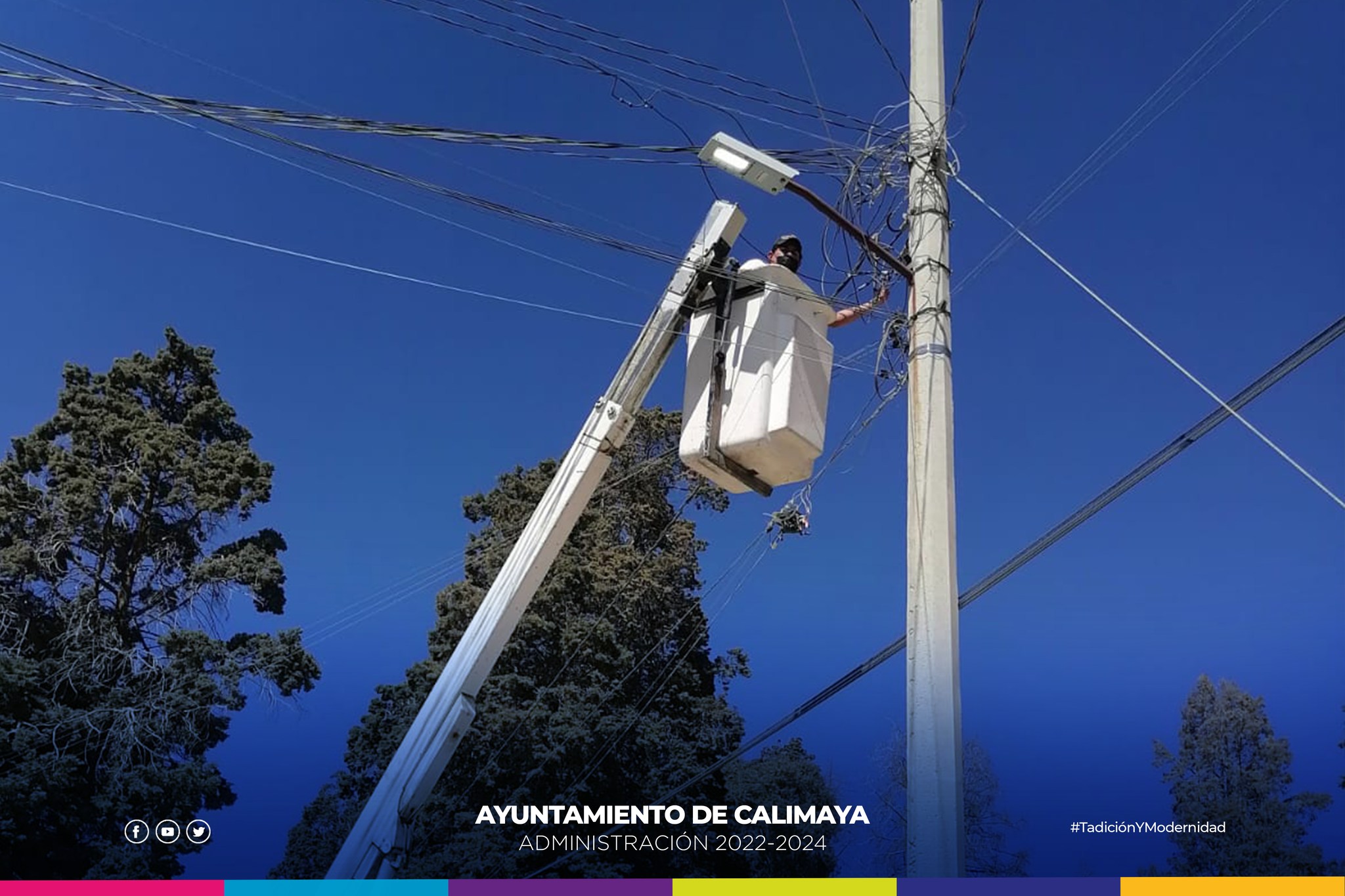 1678398960 188 Continuamos con la reparacion de alumbrado publico en calles de