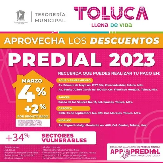 1678715417 Predial2023 Aprovecha las bonificaciones que tenemos para ti durante jpg