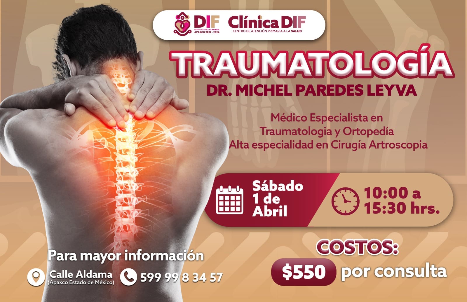 1678748002 478 ESPECIALIDAD DE UROLOGIA OTORRINOLARINGOLOGIA Y TRAUMATOLOGIA EN CLINICA DIF