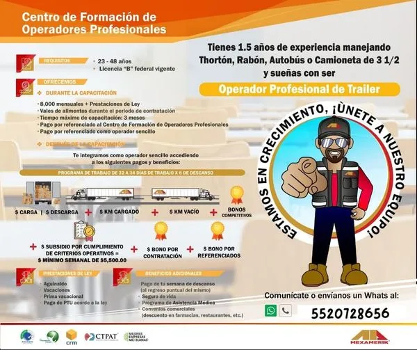 1678829776 Convocatorialaboral Convocatoria abierta para el Centro de Formacion de Operado jpg