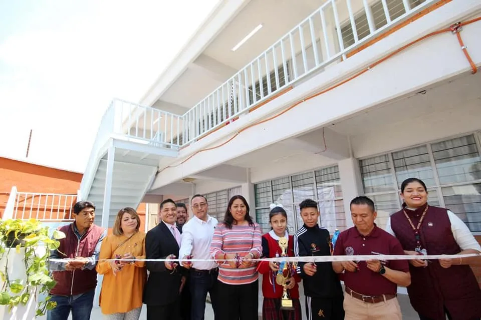 1678836822 GOBIERNO DE CHIMALHUACAN CONSTRUYE LABORATORIO ESCOLAR EN SECUNDARIA LEONA VICA jpg