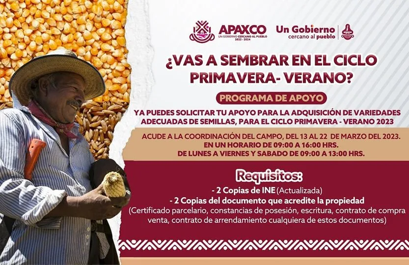 1678894998 PROGRAMA DE APOYO DE SEMILLAS PARA EL CICLO PRIMAVERA VERANO jpg