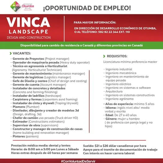 1678914861 Oportunidad de Empleo en Canada Para mayor informacion unicamente acude jpg