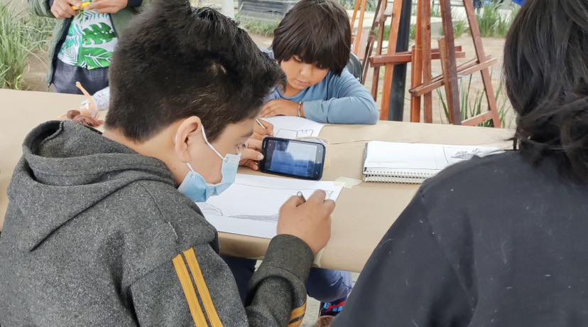 1678970722 970 En el Jardin Municipal continua el taller Cronologia del Paisaje