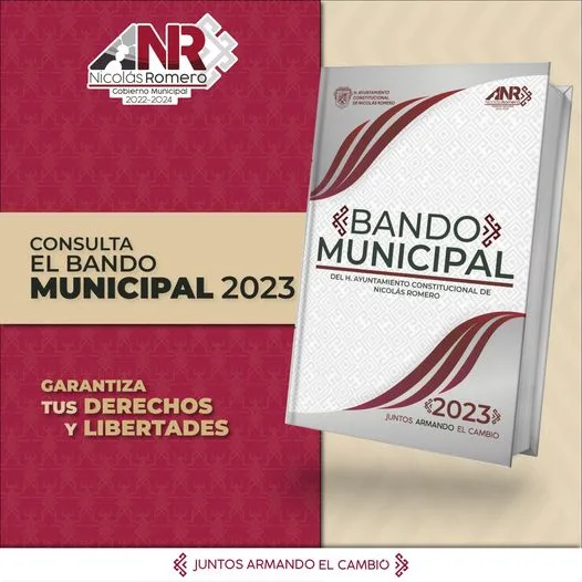 1678972155 Conoce el Bando Municipal 2023 de Nicolas Romero En el jpg