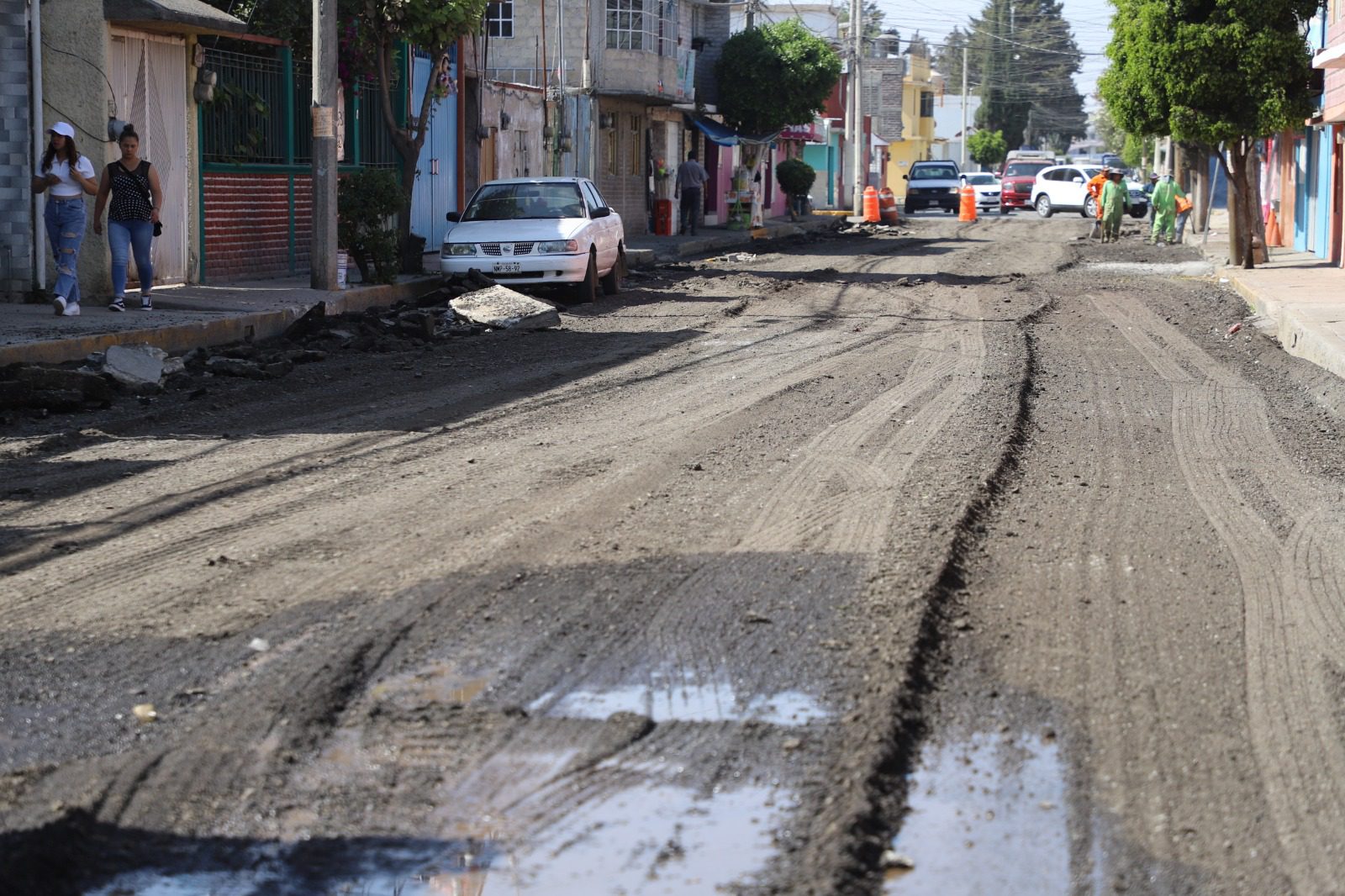 1678980623 434 En la calle Anenecuilco de la colonia Lazaro Cardenas continuan