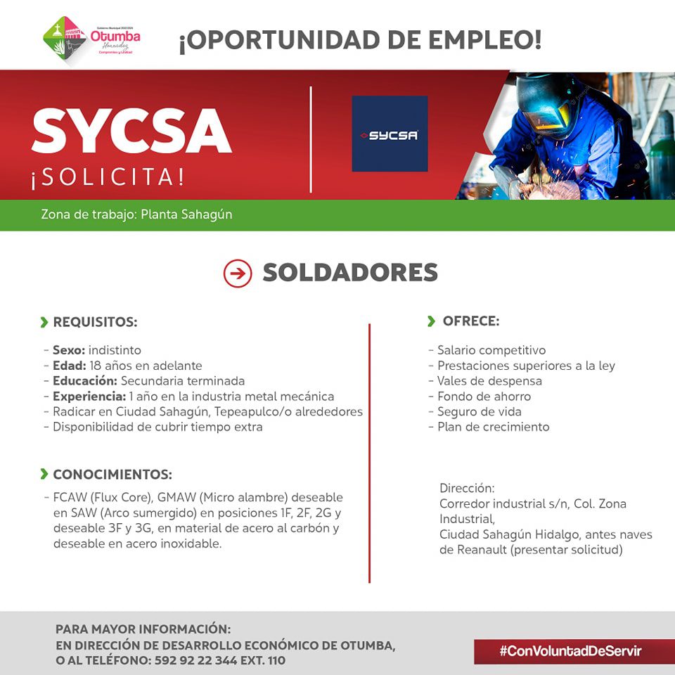 1679001262 955 Oportunidad de Empleo