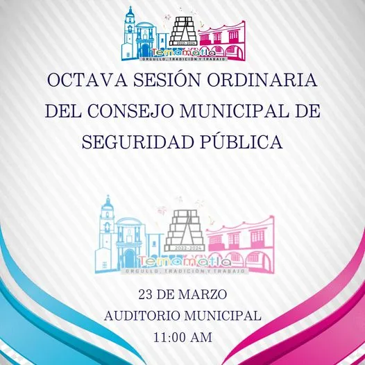 1679072597 Octava Sesion Ordinaria Del Consejo Municipal de Seguridad Publica jpg