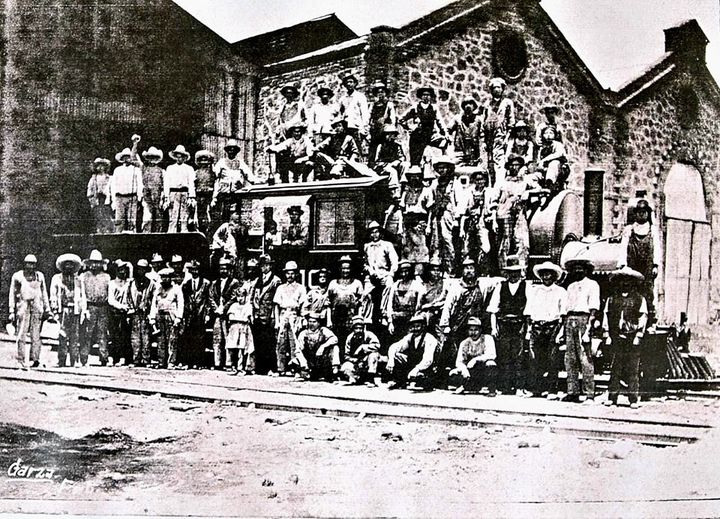 1679328460 Trabajadores del ferrocarril del Desague del Valle de Mexico en