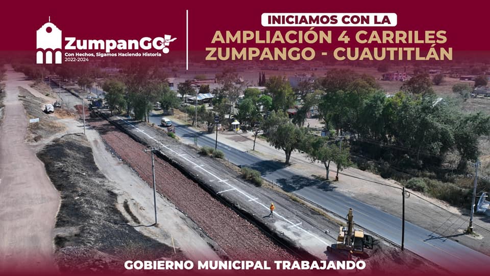 1679424542 INICIAMOS CON LA AMPLIACION A 4 CARRILES EN LA CARRETERA