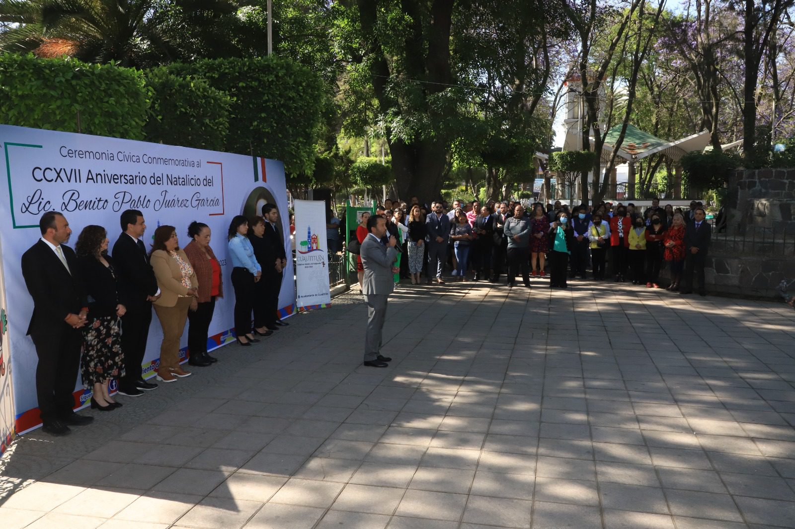 1679435116 128 El presidente municipal Aldo Ledezma encabezo la Ceremonia Civica del