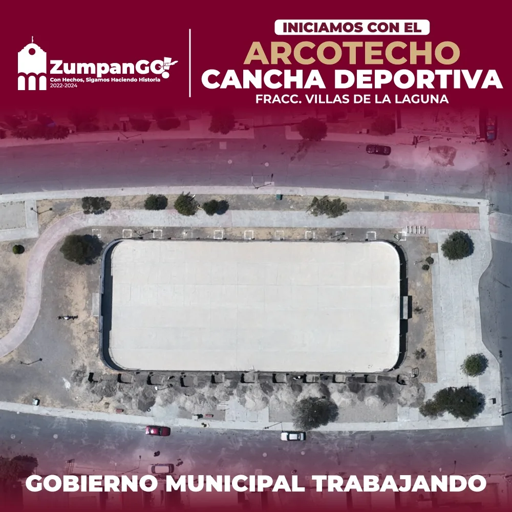 1679510055 INICIAMOS CON LA CONSTRUCCION DEL ARCOTECHO EN LA CANCHA DEPORTIVA jpg