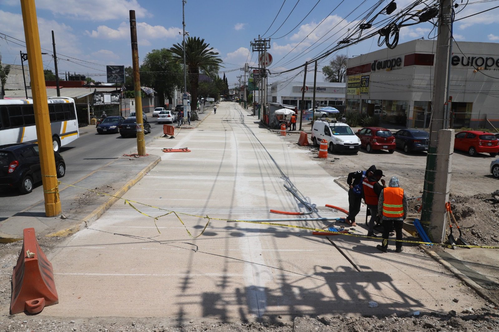 1679579486 467 En la Calzada de Guadalupe se realizan los trabajos de