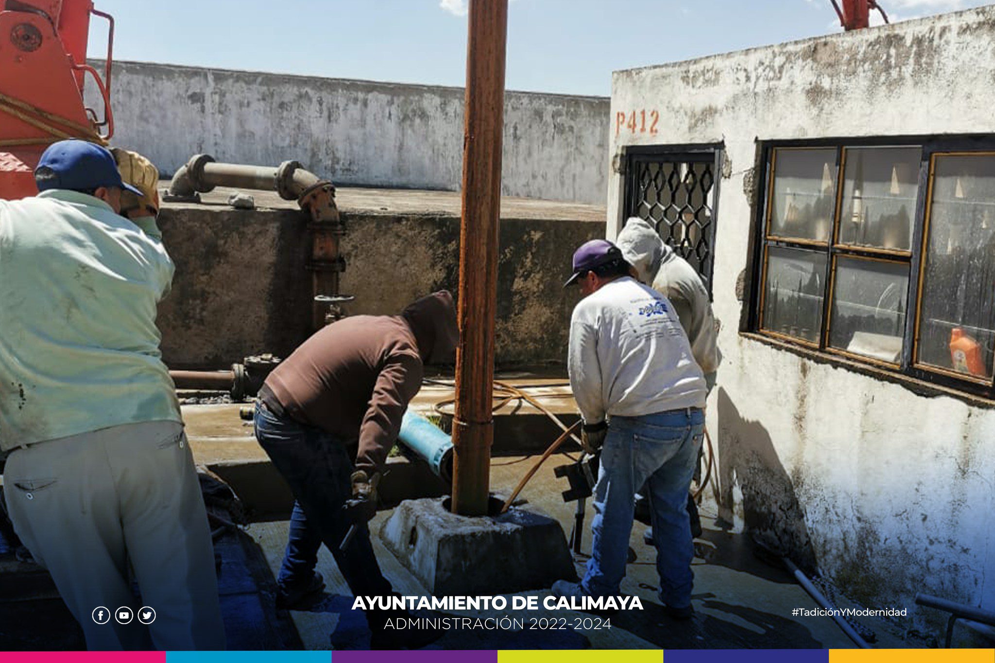 1679596403 837 Continuamos realizando el mantenimiento acondicionamiento y cambio de la bomba