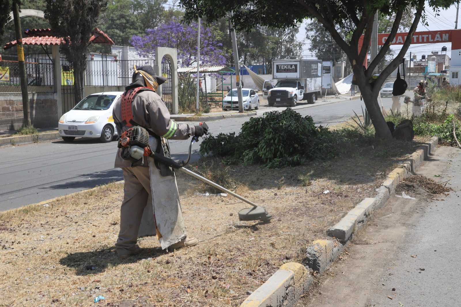 1679611700 882 En el fraccionamiento Santa Elena se realizan trabajos de limpia