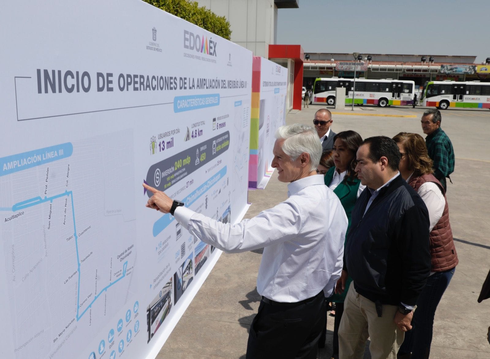 1679701755 814 INAUGURAN AMPLIACION DEL MEXIBUS LINEA 3 QUE CORRERA POR CHIMALHUACAN