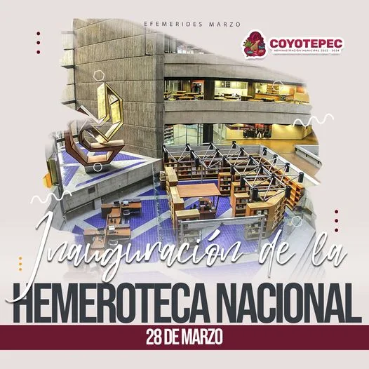 1680021325 Efemeride 28 DE MARZO Se funda la Hemeroteca Nacional jpg