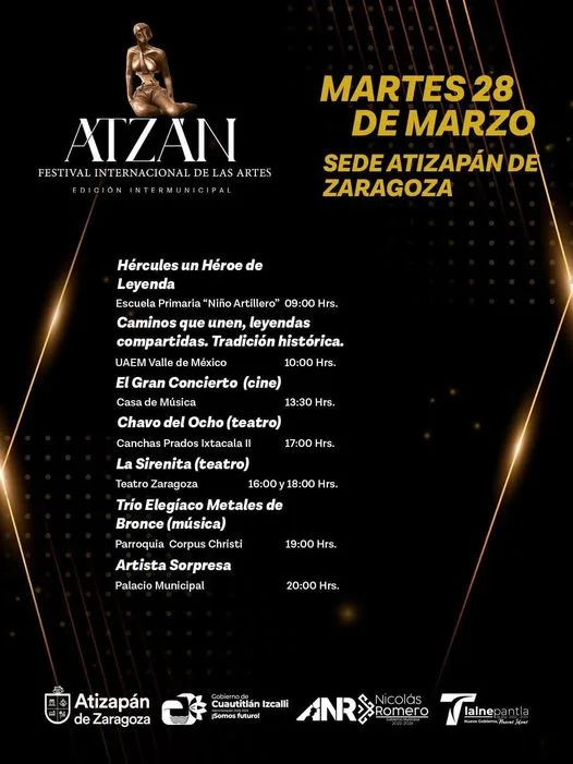 1680021865 Te compartimos la cartelera de hoy para el festivalatzan2023 en jpg