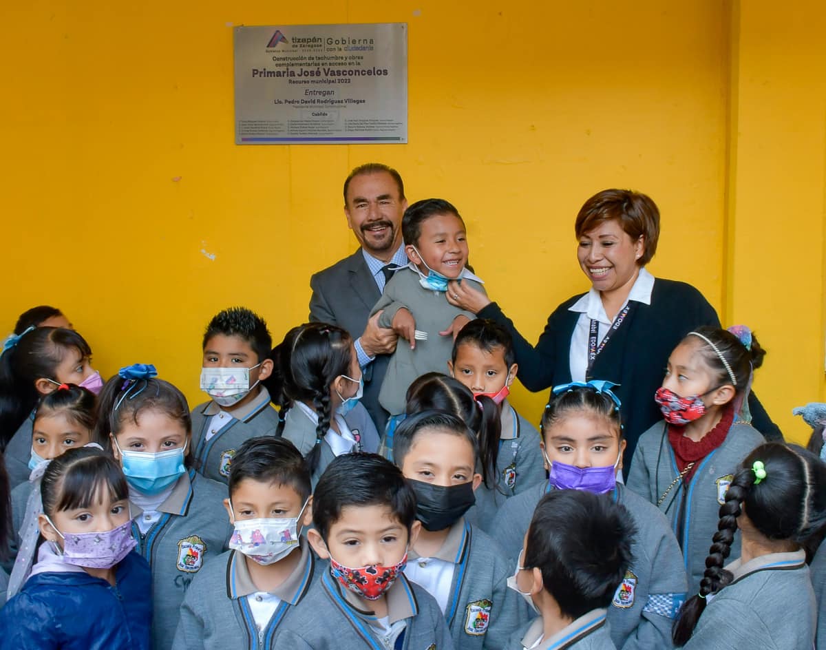 1680184517 837 Fue inaugurado el techumbre de la Escuela Primaria Jose Vasconcelos