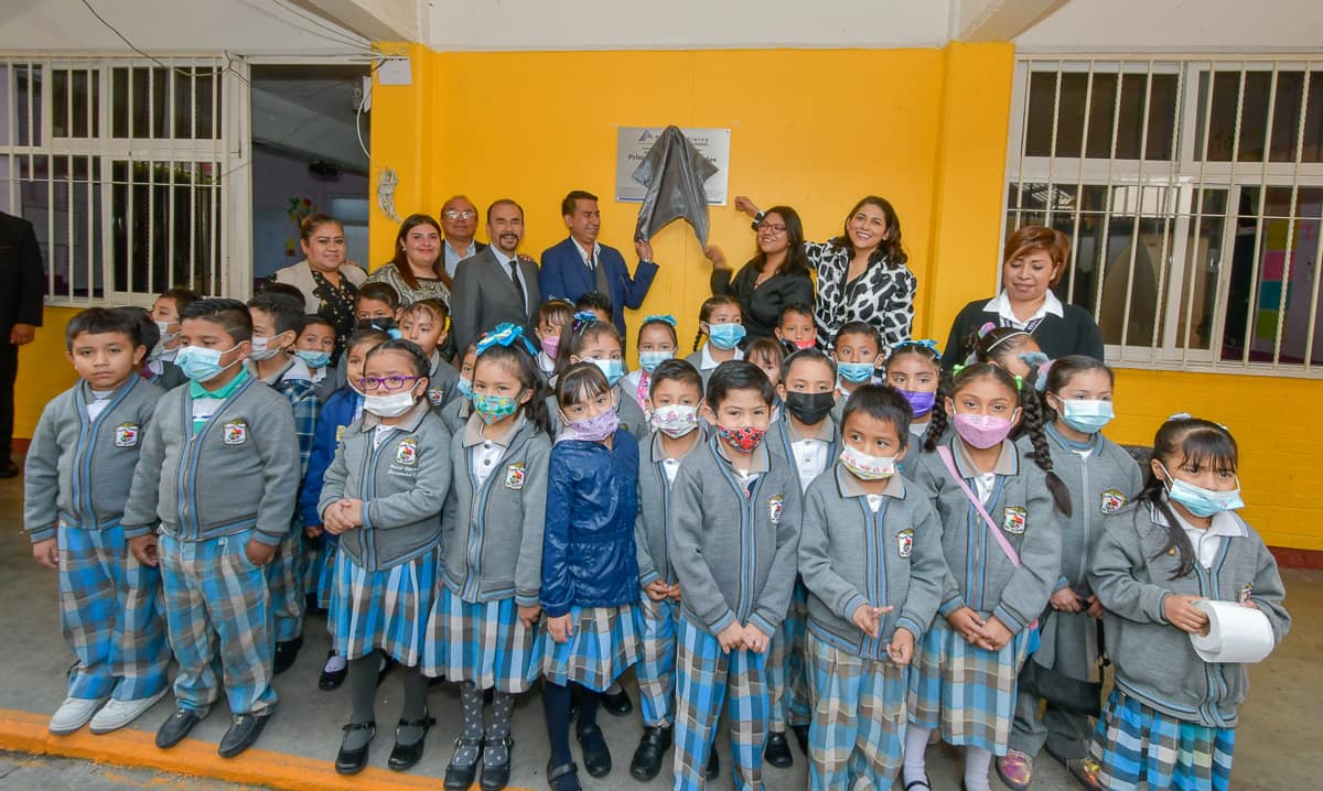 1680184526 107 Fue inaugurado el techumbre de la Escuela Primaria Jose Vasconcelos