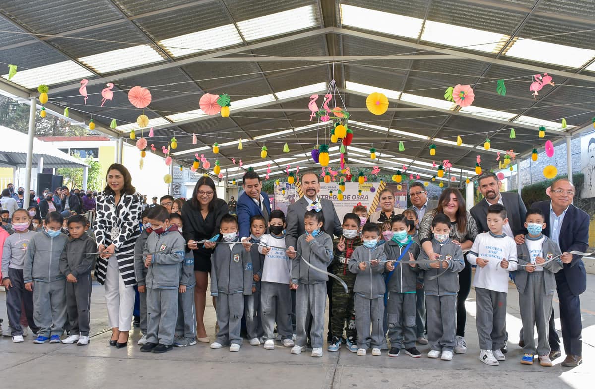 1680184571 Fue inaugurado el techumbre de la Escuela Primaria Jose Vasconcelos