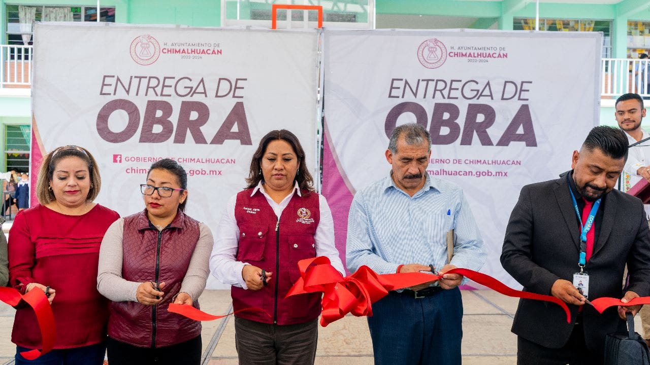 1680206843 405 ENTREGAN UN TECHADO MAS EN PRIMARIA DE CHIMALHUACAN