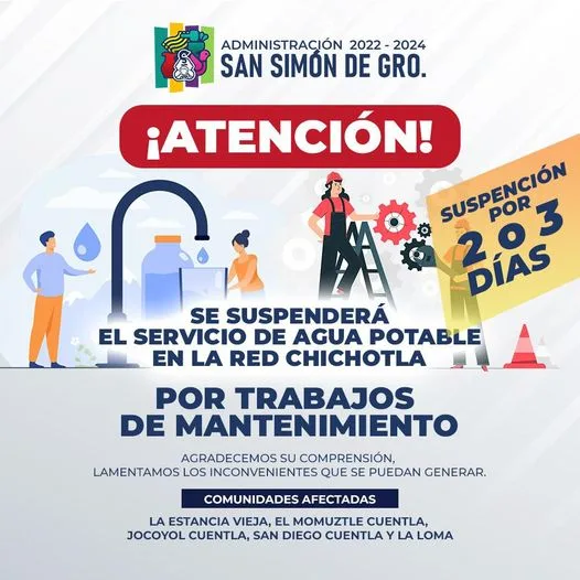 AVISO URGENTE Vecinos de las comunidades afectadas de San Simon jpg