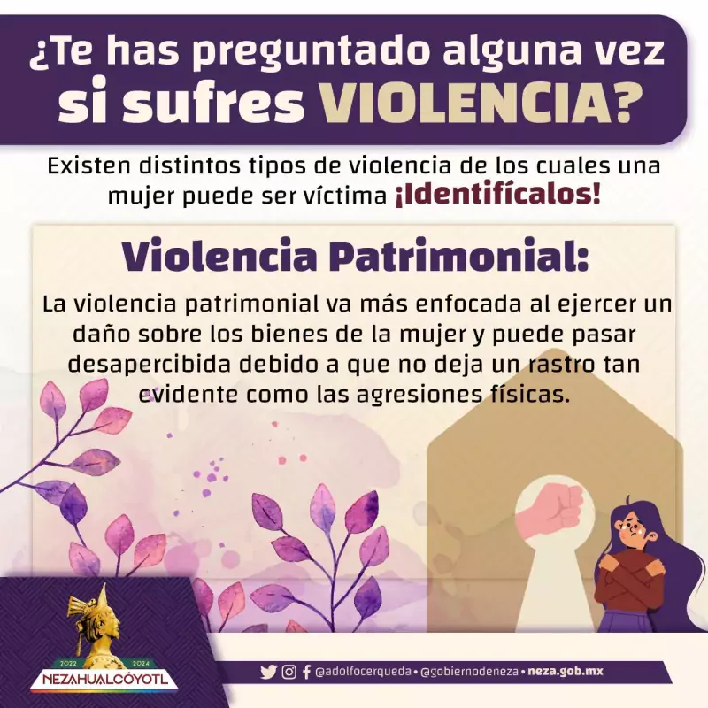 AltoALaViolencia ¿Sabes que es la violencia patrimonial Estar informados jpg