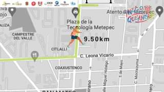 Conoce la ruta 10k de la carrera Metepequeando2023 Recuerda que