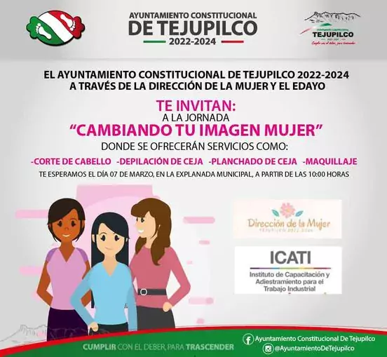 DireccionDeLaMujer Mujeres de Tejupilco les invitamos a participar en jpg