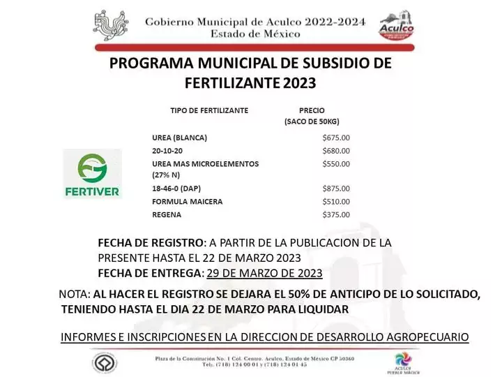 El Gobierno Municipal de Aculco 2022 2024 invita a la poblacion jpg