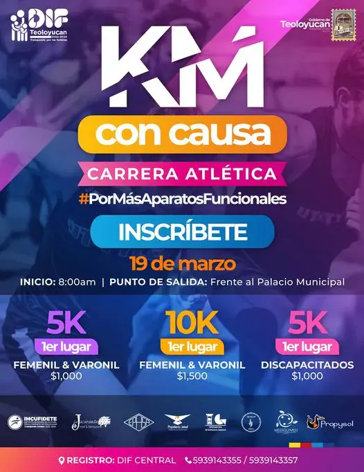 El SMDIF te invita a participar en la gran carrera jpg