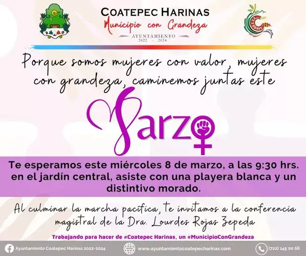 En el Marco del DiaInternacionalDeLaMujer el Ayuntamiento Coatepec Harinas 202 jpg