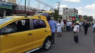 En vivo Desfile y baile con sonido pirata no