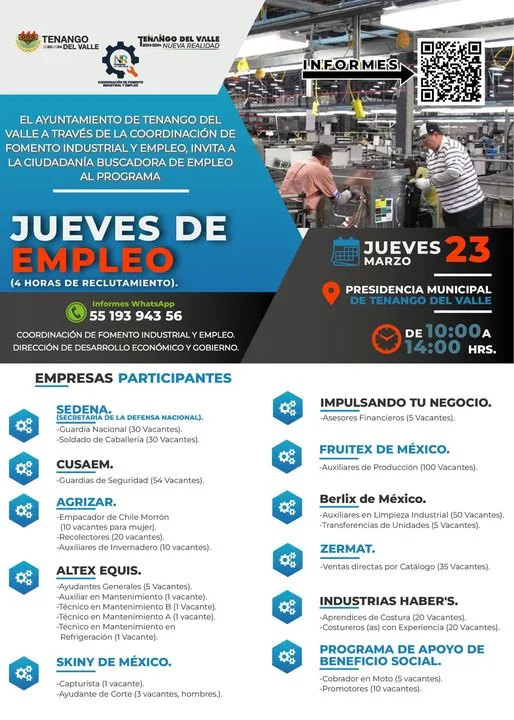 Estimado a Solicitante de Empleo Se aproxima el JuevesDeEmpleo ¿estas jpg